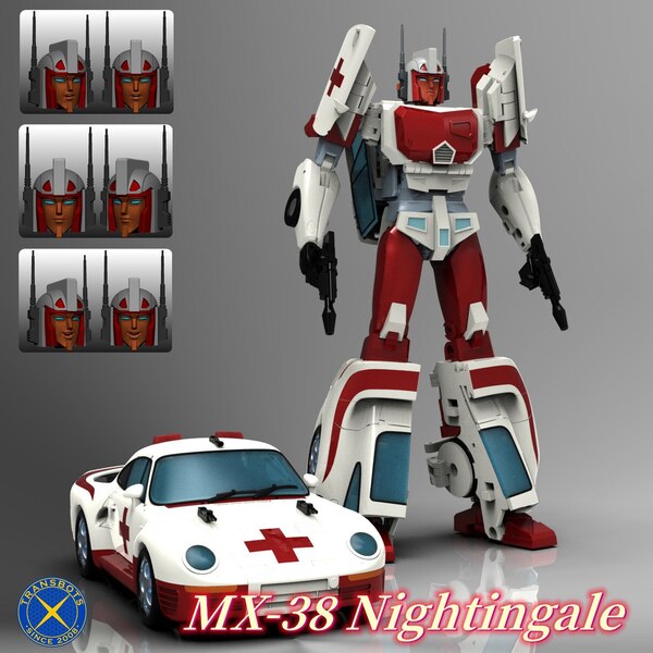 X Transbots Toys MX 38 Nightingale Image  (8 of 12)